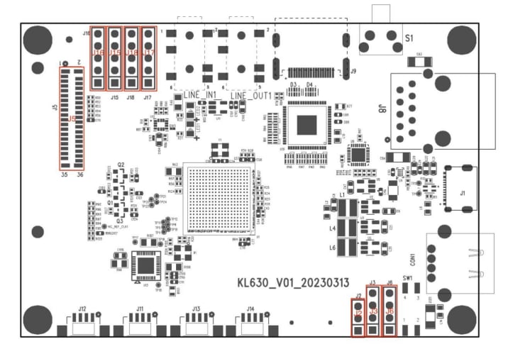 Location Circuit - Kneron KL630 SiP SoC 96Board